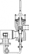 Клапаны РОУ с отдельной пароводяной форсункой